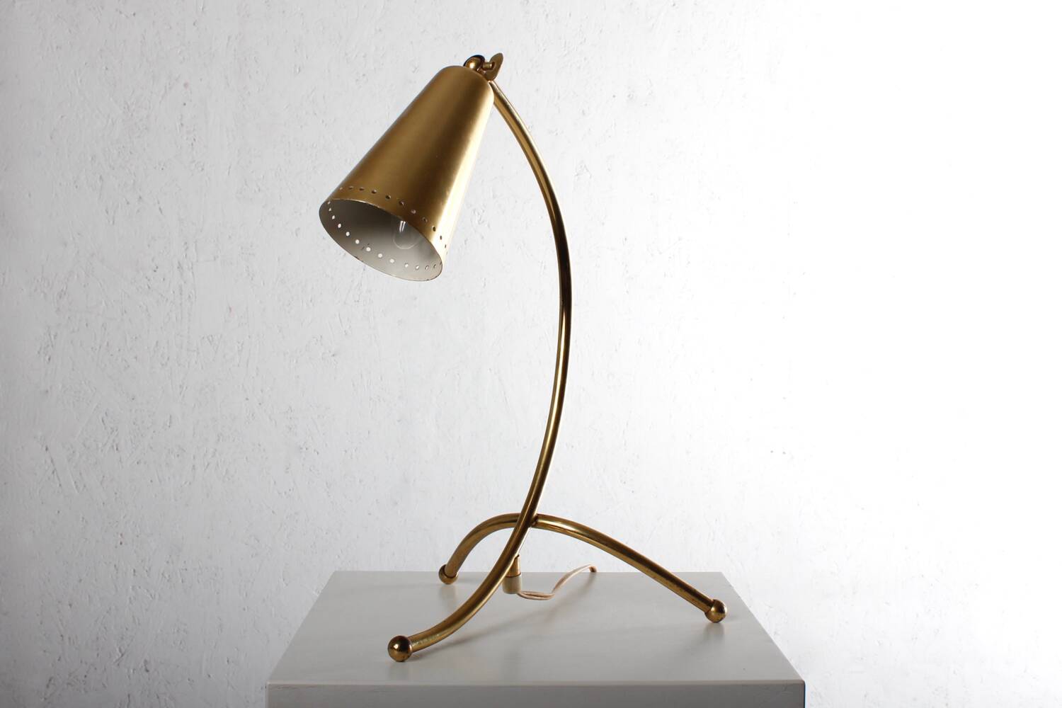 Vintage Tischlampe Mid Century Stilnovo Kalmar Design 60er