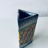 Triangular Italian design vase