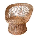 Child rattan armchair