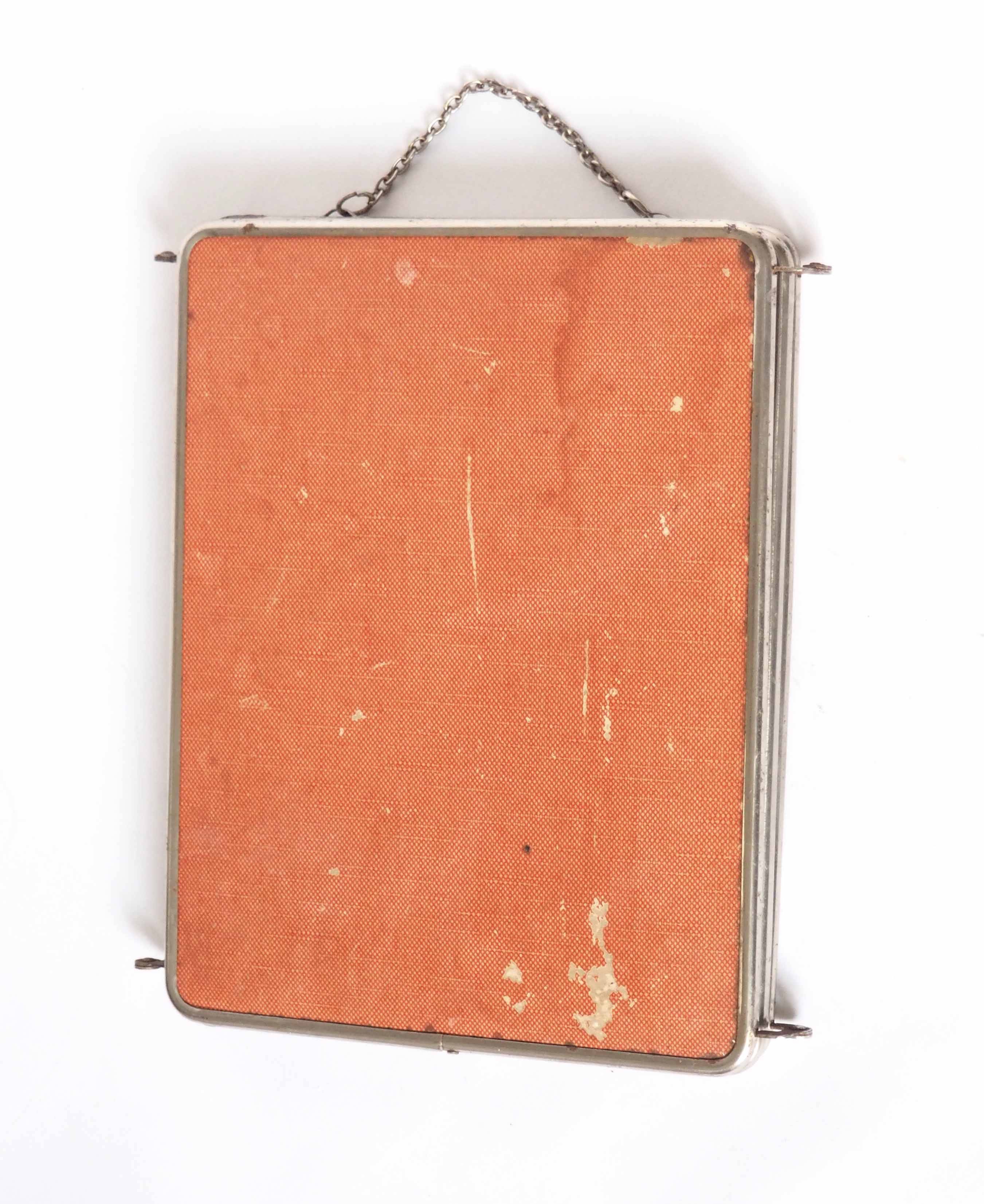 Triptych barber mirror