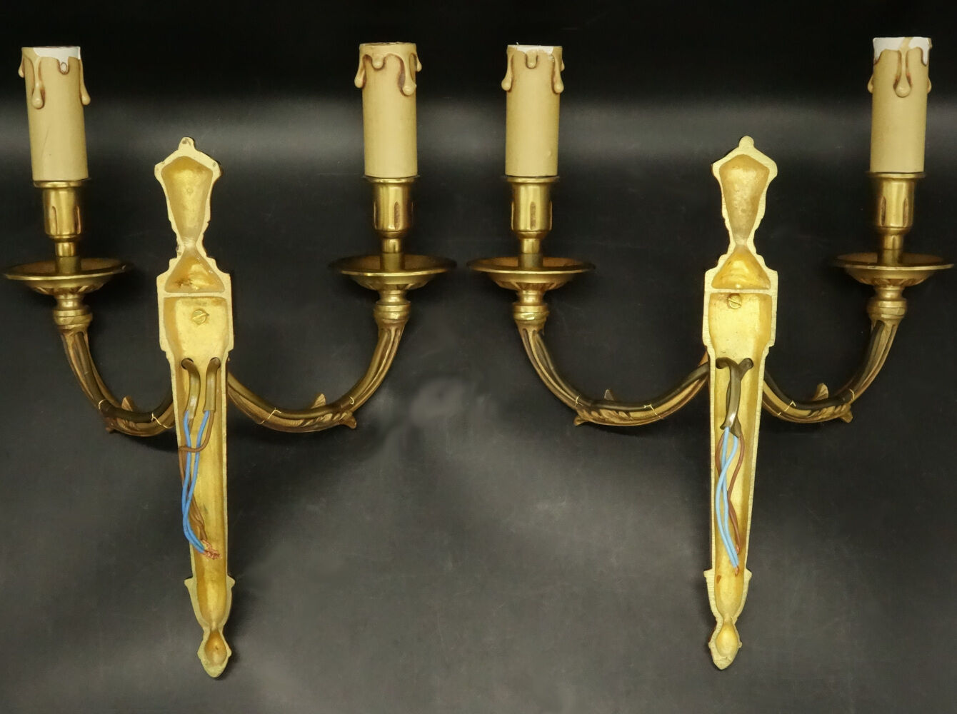 Pair of Louis XVI style sconces