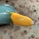 Charming Duck, slip, enameled ceramic terrine, white basket-shaped base and lid