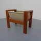Danish Solid Teak Magazine Rack, 1960s
