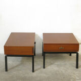 Pair of Marcel Gascoin bedside tables