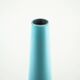 Wooden candlestick in blue, Danish design 1970s