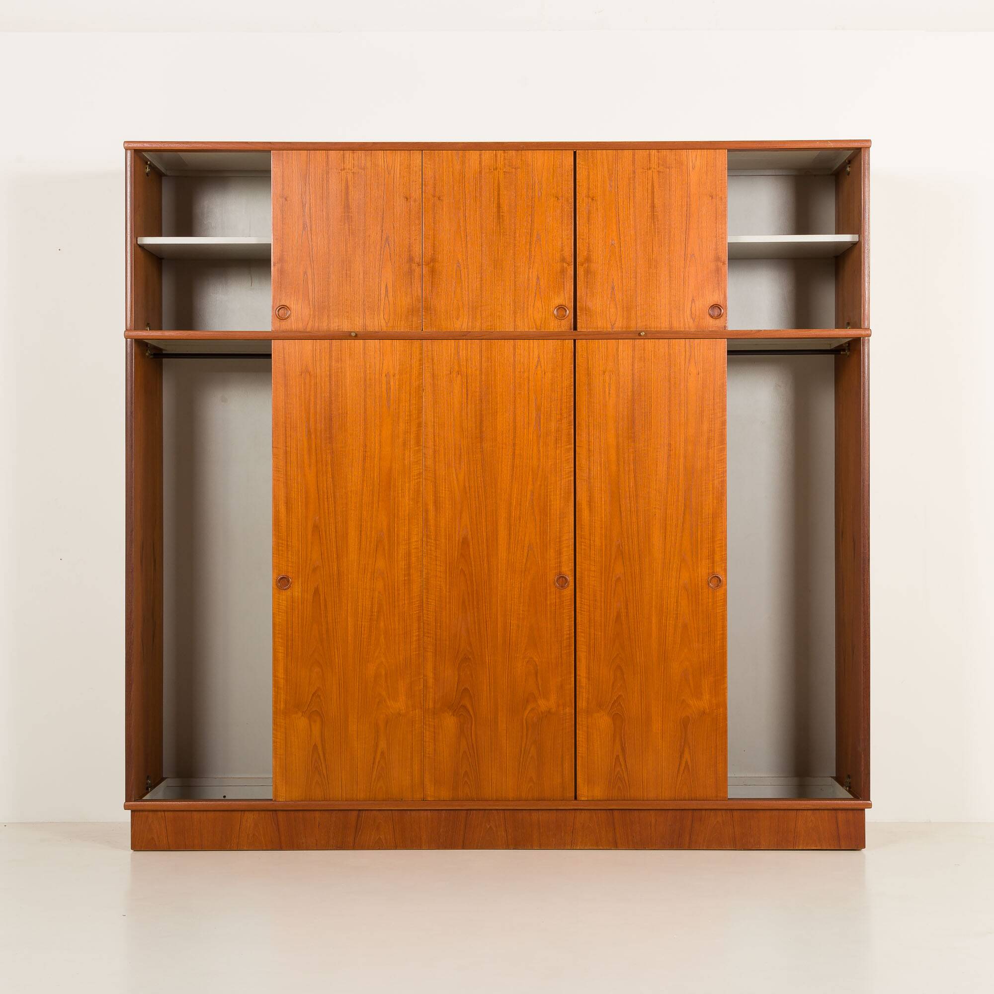 Melvin Mikkelsen extra large wardrobe in teak, Denmark 1960s