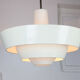 Mid-century industrial cascade ceiling lamp danish