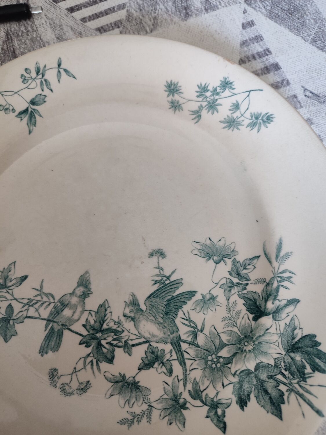 Longwy dinner plate