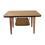 Two-plated formica side table