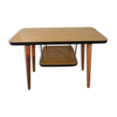 Two-plated formica side table