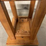 Vintage solid wood regional craft stool
