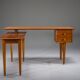 Bureau en teck en L de style mid-century moderne, années 1970