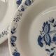 3 bowls and 5 blue plates