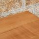 Table d’appoint ancienne rénovée – plateau bois naturel