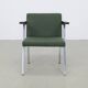 Fauteuil vintage en laine et chrome par Martin Visser pour t' Spectrum, années 1960