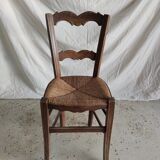 Mulched wooden chair
