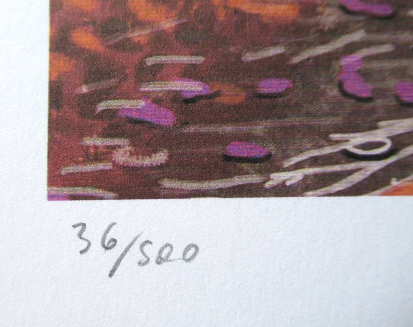Lithographie de David Hockney signée et numérotée