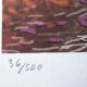 Lithographie de David Hockney signée et numérotée