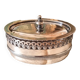 Silver-plated metal sugar bowl, Henri X style