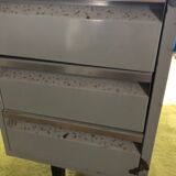 Vintage ATAL metal office with return