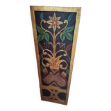 Antique carved wooden panel