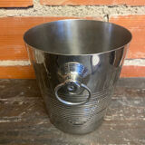 Champagne Ice Bucket Antique RÉMY LETANG Stainless Steel France Vintage #D426