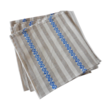 12 serviettes de table en lin