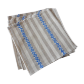 12 serviettes de table en lin