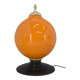 Postmodern orange glass table/floor lamp, 2000s