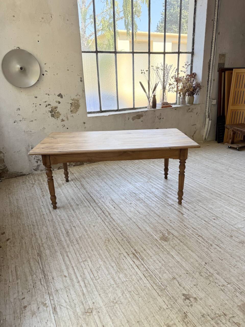 Walnut bistro farmhouse table 180cm