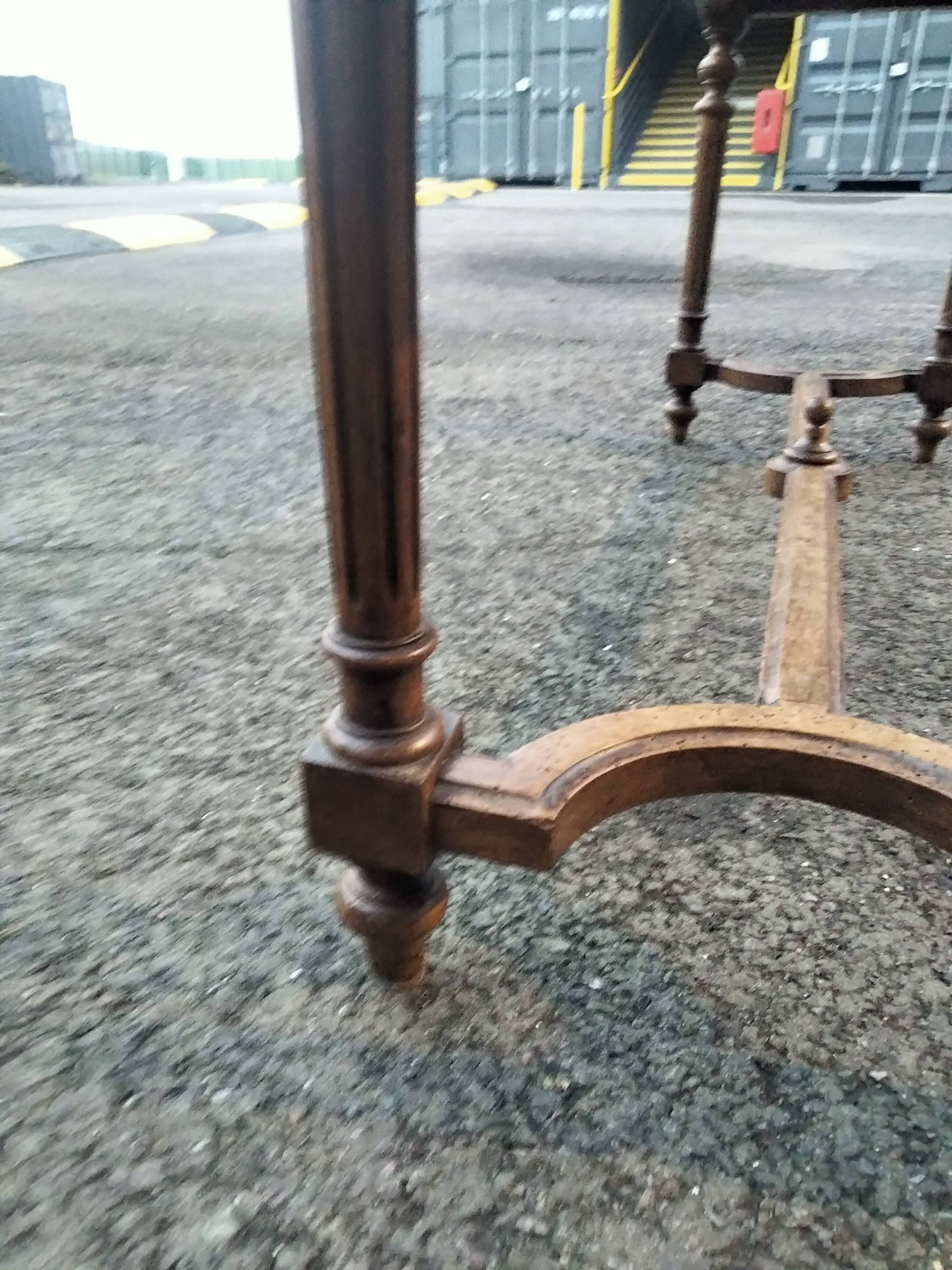 Old piano bench cannée style Louis XVl