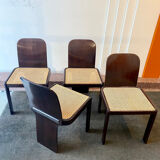 Set of 4 Pier Luigi chairs for Pozzi Milano 1970