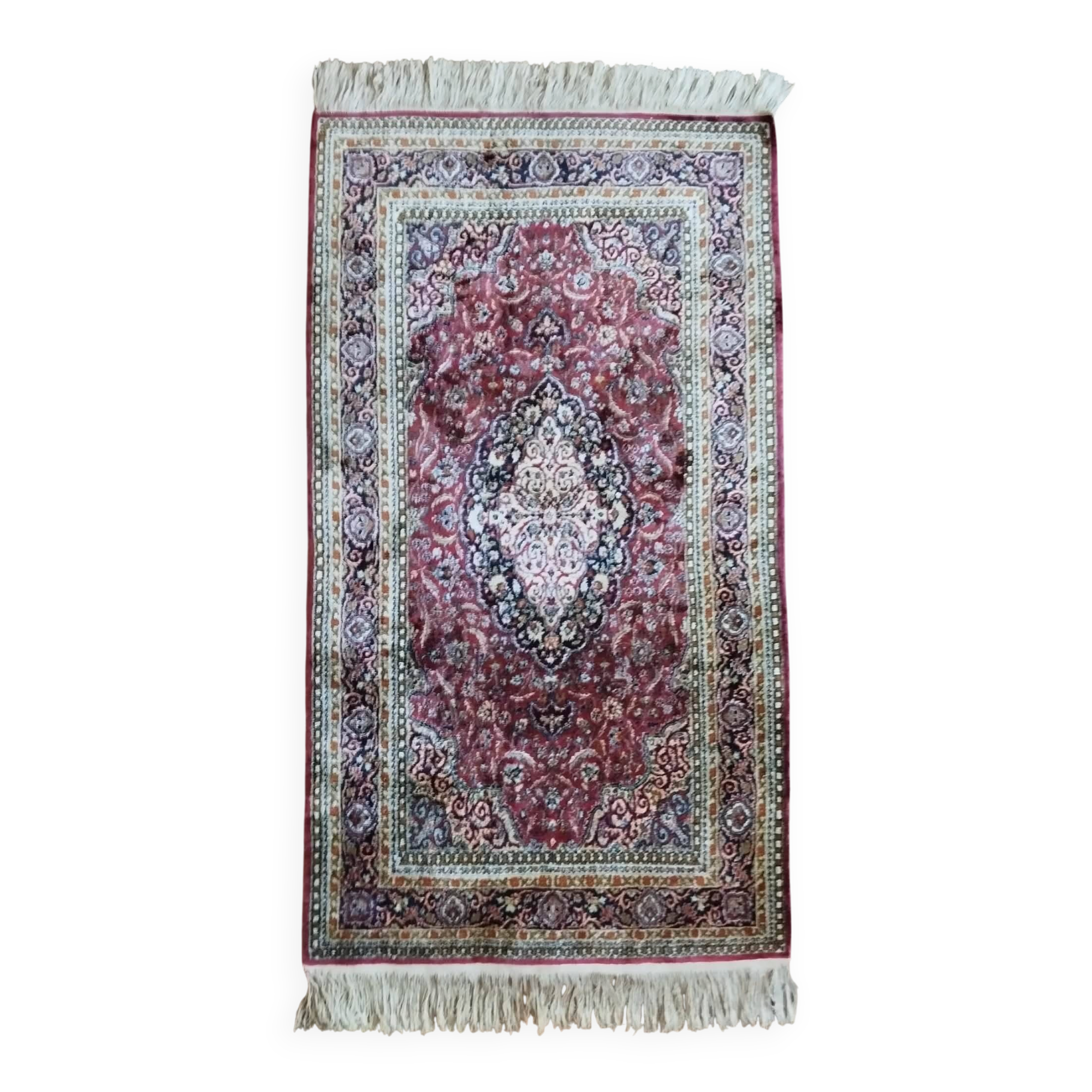Handmade Kashmiri Silk Rug 160x90cm