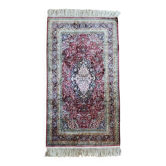 Handmade Kashmiri Silk Rug 160x90cm