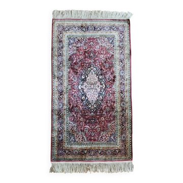 Handmade Kashmiri Silk Rug 160x90cm