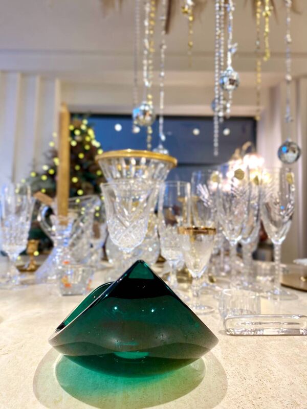 Cendrier / vide poche Val Saint Lambert 1950 Delvenne