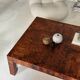 Coffee table made of solid elm burl, patchwork, Belgium, 1990s