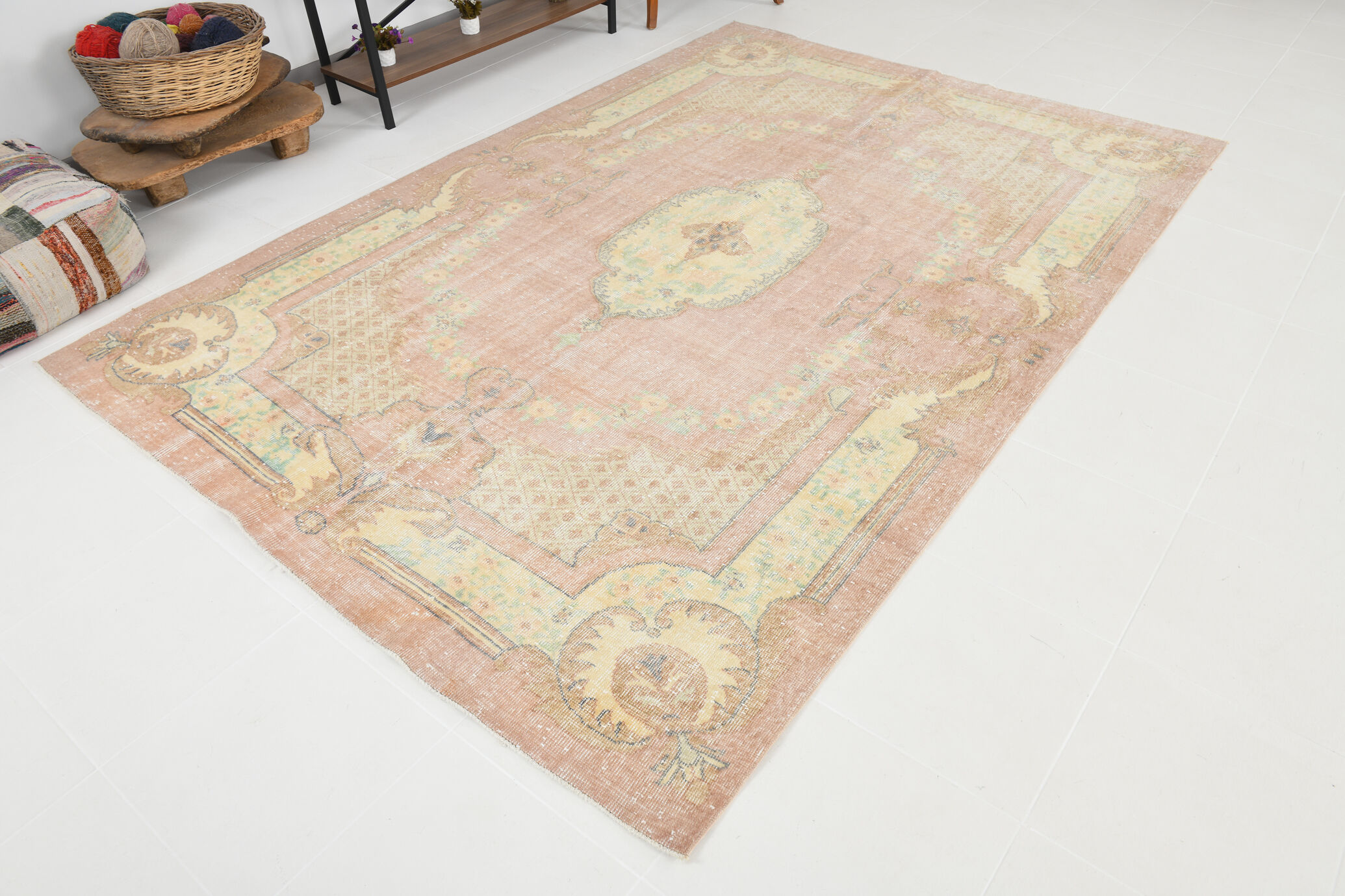 Handmade wool tapis carpet 290x200cm