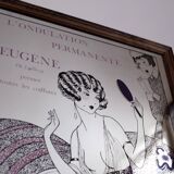 Coiffure screen-printed mirror 88.5cm x 63.5cm
