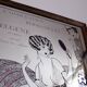 Coiffure screen-printed mirror 88.5cm x 63.5cm