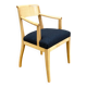 Philippe Hurel St James armchair – sycamore & black boucle
