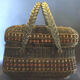Braided wicker shopping basket