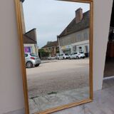 Mirror mirror mirror golden wood bistro style -1m68x1m15
