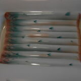 Plat a asperges Digoin Sarreguemines 1950