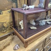 Antique amaranth display cabinet from the 1930s.