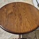Petite table vigneronne ronde rabatable