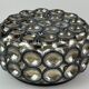 60s 70s ceiling lamp Glashütte Limburg Germany Plafoniere glass & metal