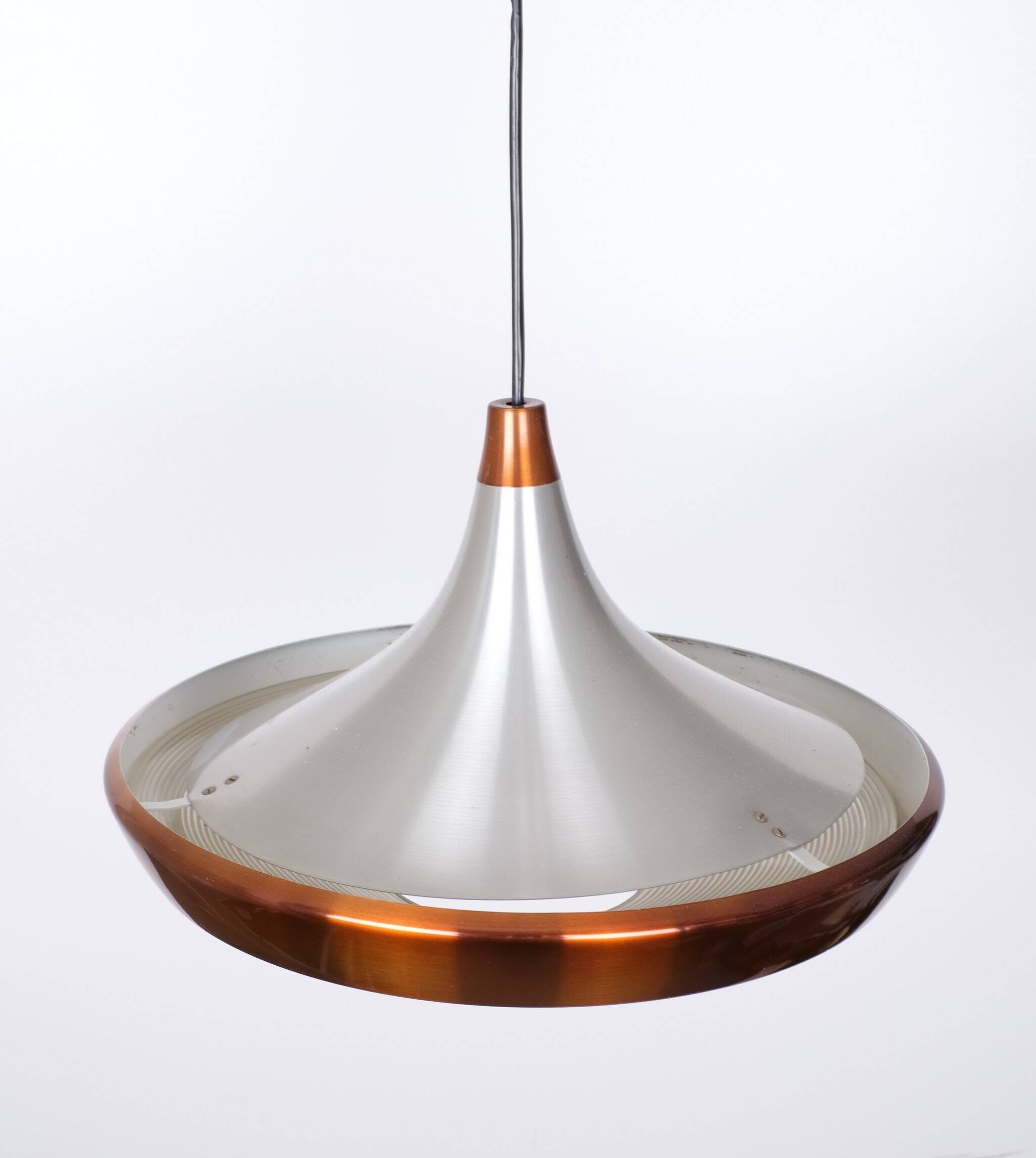 Philips Aluminum ceiling lamp 1960s Holland