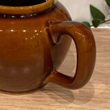 Individual earthenware teapot