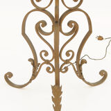 Wrought iron floorlamp